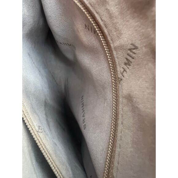 Brahmin Leather Melbourne Mimosa  Crossbody Bag croc-embossed - Picture 12 of 16